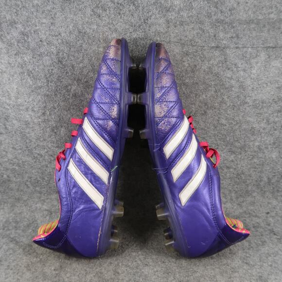 Adidas Shoes Mens 10.5 11pro Football Boots Soccer Cleats Leather Purple D67549 main image 13